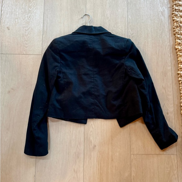 a new day Women’s Classic Black Linen Blend Blazer NWT - Picture 4 of 5
